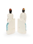 1979 "S.C" limited-edition Staffordshire-style cricket figurines, comprising Julius Caesar (bowler) and George Parr (batter), both approx. 29cm tall. (2 items) - 2