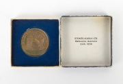 Hawthorn: 1971 Premiers medal by Andor Meszaros, bronze, with on front 'Victorian Football League/ 1971 Premiers, Hawthorn F.C.', and on reverse 'Brownlow Medallist, 1971, Ian Stewart - Richmond F.C.', numbered '189' on rim, made by Stokes in original box - 2