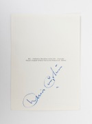 DENIS COMPTON: Strong signature on reverse of Ashes Centenary postcard. - 2