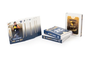 SELECT AFL: 2008 Select Hall of Fame Tribute Match complete set [TM1-TM50], together with Select 2007/2009/2013 AFL Premier Series sets. (4 sets)