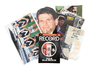 ROBERT HARVEY: A group of signed items, mostly photographs, including one also signed by Nicky Winmar. (10 items)