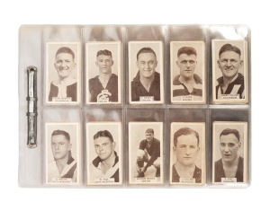 WILLS'S: 1933 "Footballers" (small type) part-set [156/200]; mixed condition, generally higher grades.