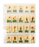 HOADLEY'S: 1934 "Victorian Footballers" complete set [50]; mostly very fine condition.