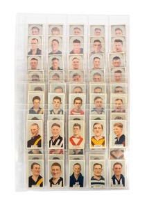 HOADLEY'S 1933 "Victorian Footballers" part-set [93/100]; mixed condition, generally higher grades.