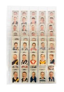 HOADLEY'S 1933 "Victorian Footballers" part-set [93/100]; mixed condition, generally higher grades.