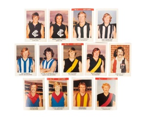1975 Tip Top (Sunblest Bread) 'V.F.L. Footy Cards', part set (13/28). Fair/VG. Quite scarce.