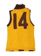 HAWTHORN: A circa 1980 guernsey by Brandella, number 14 on back, VFL and Wynvale branding on front.