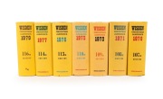 WISDEN CRICKETERS' ALMANACKS: A group of hardcover editions comprising the years 1970-73, 1976-77, and 1979; all dust jackets present. (7 items)
