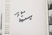 MUHAMMAD ALI: Signature to title page of 1998 book "Muhammad Ali - In Fighter's Heaven" by Victor Bockris. - 2