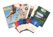 1956 MELBOURNE OLYMPICS: A group comprising ten official event programmes (including two Swimming at Olympic Park), Opening and Closing Ceremony programmes, "15 Days in '56" by Bruce Howard [Angus & Robertson, 1995], and three others. (16 items)