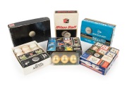 GOLF BALLS: A collection of mid-to-late 20th century balls, mostly boxed, some also still wrapped; brands include Dunlop, Golden Ram, Precept, Slazenger, Uniroyal, and Wilson Staff. (70+ items)
