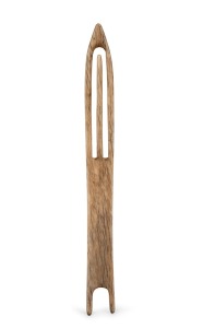 An antique whalebone sailor's netting tool, 19th century, 28.5cm long.