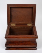A Colonial Australian cedar and red pine box, Barossa Valley, South Australian origin, circa 1860s, ​​​​​​​18cm high, 30cm wide, 22.5cm deep. - 2