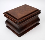 A Colonial Australian cedar and red pine box, Barossa Valley, South Australian origin, circa 1860s, ​​​​​​​18cm high, 30cm wide, 22.5cm deep. - 3