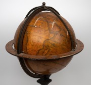 NEWTON'S antique English terrestrial globe of the world on cast iron base, circa 1865, ​​​​​​​62cm high overall. - 4