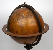 NEWTON'S antique English terrestrial globe of the world on cast iron base, circa 1865, ​​​​​​​62cm high overall. - 6