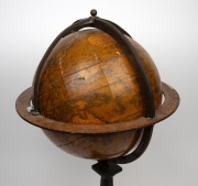 NEWTON'S antique English terrestrial globe of the world on cast iron base, circa 1865, ​​​​​​​62cm high overall. - 7