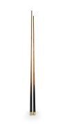 Pair of c. 1910s Alcock & Co. Melbourne "Champion Cues" (1st edition); ash shafts, ebony butts, ivory plates; one 58 inches long, the other 55 inches. - 2