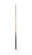 CLARK MCCONACHY - CUE: Peradon & Co. late-1950s hand-spliced ebony cue with weighted ivory butt, length 60 inches; originally marketed in catalogues as the "Clark McConachy Hand Spliced Ebony Cue", the design of this cue is based on McConachy's own person - 2