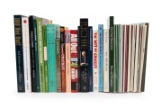 CRICKET BOOKS: A shelf of softcover publications, including noted "A Cameo from the Past - The Life and Times of H.S.T.L. Hendry" by Ronald Cardwell [Glebe, 1984, limited edition #46/325, signed by the author and Bill O'Reilly], "The M.C.C. Tour to Austra