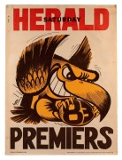 WEG - HAWTHORN: Group of original Premiers posters, comprising 1983 [#18613], 1986 [#610], 1988, and 1989; mixed condition. (4 items)