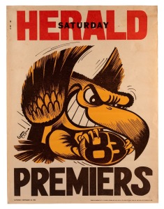 WEG - HAWTHORN: Group of original Premiers posters, comprising 1983 [#18614], 1986 [#1163], 1988, and 1989; mixed condition. (4 items)