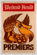 WEG - HAWTHORN: Group of original Premiers posters, comprising 1983 [#18614], 1986 [#1163], 1988, and 1989; mixed condition. (4 items) - 2