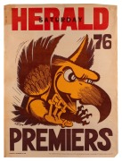 WEG - HAWTHORN: Group of original Premiers posters, comprising 1971 [#153], 1976 [#1978], and 1978 [#15200]; mixed condition. (3 items) - 2