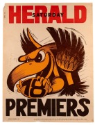 WEG - HAWTHORN: Group of original Premiers posters, comprising 1971 [#153], 1976 [#1978], and 1978 [#15200]; mixed condition. (3 items) - 3