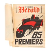 WEG - ESSENDON: Group of ten original 1985 Premiers posters; perfect for the reseller.