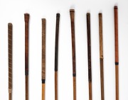 HICKORY GOLF CLUBS - BRASSIES: An early-20th century group, with designations including "Cyril Fryer Special", "Gibsons Kinghorn", "St Andrews Special", "E.F. Donovan Special", and others. (8 items) - 2