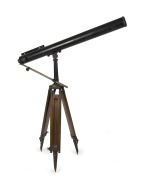 W. MacDONNELL & CO of Sydney, antique terrestrial telescope on later tripod.