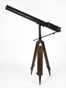 W. MacDONNELL & CO of Sydney, antique terrestrial telescope on later tripod. - 2