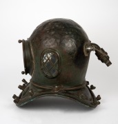 KIMURA antique Japanese copper and brass diver's helmet, early 20th century, ​​​​​​​39cm high. - 2