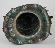 KIMURA antique Japanese copper and brass diver's helmet, early 20th century, ​​​​​​​39cm high. - 4