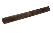 An antique baleen busk engraved "UNITY" decorated with love hearts, an anchor, flowers, a British castle and crest, 19th century, ​​​​​​​35cm high. - 2