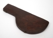 An antique English extension arm protractor housed in original plush fitted case, 19th century, ​​​​​​​the case 26cm wide. - 2