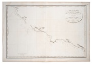 LOUIS FREYCINET (1779-1842) "CARTE D&rsquo;UNE PARTIE DE LA TERRE NAPOL&Eacute;ON (&agrave; la Nouvelle Hollande) 2me feuille, lev&eacute;e par M. M. H. Freycinet, Offr de Marine & Bernier, Astronome sur la corvette le G&eacute;ographe et dress&eacute;e par M. Boullanger, Ing&eacute;nieur Hydrographe, 