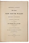 JAMES WALLIS & JOHN OXLEY "AN HISTORICAL ACCOUNT OF THE COLONY OF NEW SOUTH WALES and its Dependent Settlements; in illustration of Twelve Views, engraved by W. Preston, a Convict; from Drawings taken on the Spot, By Captain Wallis, of the Forty-Sixth Reg - 2