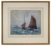 CHARLES BRYANT (1883-1937), St. Ives (fishing boats), watercolour, signed lower left "Charles Bryant", ​​​​​​​29 x 36cm, 52 x 57cm overall.