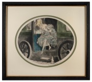 LOUIS ICART (France, 1888-1950), "1830", aquatint etching, signed lower centre "Louis Icart", ​​​​​​​40 x 45cm, 63 x 70cm overall.