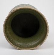 MERRIC BOYD pottery vase with hand painted landscape scene, incised "Merric Boyd", ​​​​​​​11.5cm high - 3