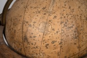 SMITH'S 16" antique celestial globe, library table model on turned mahogany stand, 19th century, 58cm high overall. - 3
