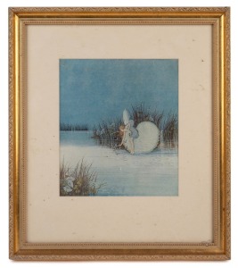 IDA RENTOUL OUTHWAITE (1888-1960), two framed fairy prints, ​​​​​​​the larger 41 x 36cm overall.