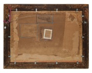 ROBERT DODD (1748-1815), The Ship Kent, oil on canvas laid down on board, signed lower right "R. Dodd, 1813", remains of original hand-written label verso describing the ship, its commander etc., 53 x 74cm, 69 x 89cm overall. - 3