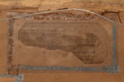 ROBERT DODD (1748-1815), The Ship Kent, oil on canvas laid down on board, signed lower right "R. Dodd, 1813", remains of original hand-written label verso describing the ship, its commander etc., 53 x 74cm, 69 x 89cm overall. - 6