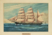ALFRED DUFTY (1858-1924), Hippalos, watercolour, signed lower right "A. Dufty", ​​​​​​​35 x 55cm, 57 x 77cm overall.