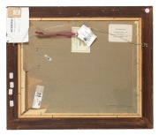 JOHN ALLCOT (1988-1973), The New Zealand Star, oil on canvas board, signed lower left "John Allcot", Presentation label verso "To Mr. W.T. Rae By The Staff Of Blue Star Line Australia On His Retirement, 1968", Christies auction label verso, 40 x 50cm, 53 - 3