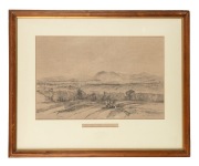 JOHN SKINNER PROUT (1805-1876), New Town Mount Direction, (Van Diemen's Land), lithograph, titled lower centre, ​​​​​​​27 x 42cm, 48 x 59cm overall. - 2