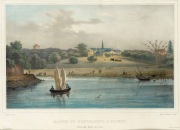 LOUIS AUGUSTE DE SAINSON (1800 -1887), Maison Du Gouverneur A Sydney (Nopuvelle Galles du Sud), hand-coloured lithograph, 24 x 33cm, 58 x 65cm overall.